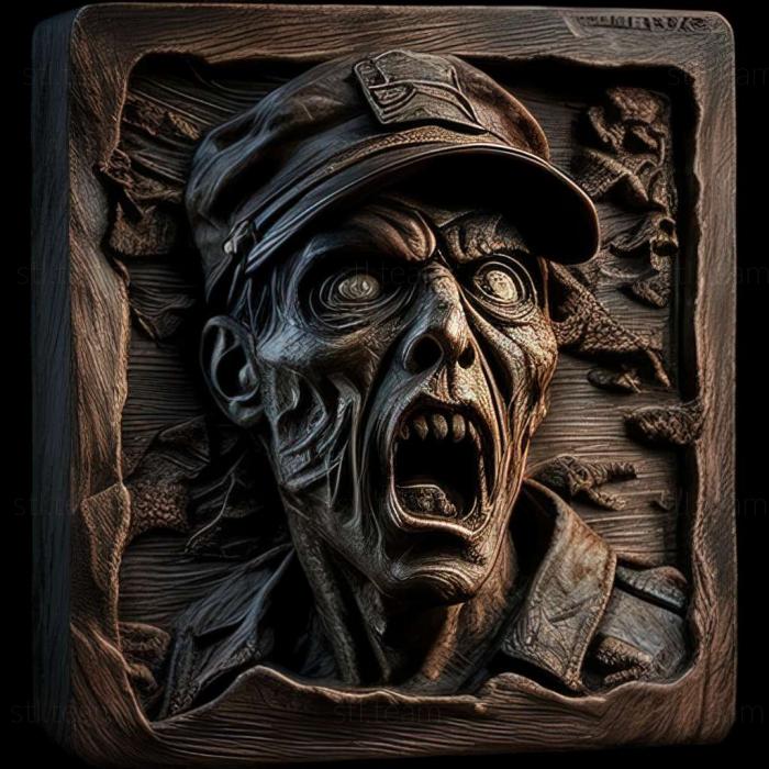 3D model Call of Duty World at War Zombies game (STL)